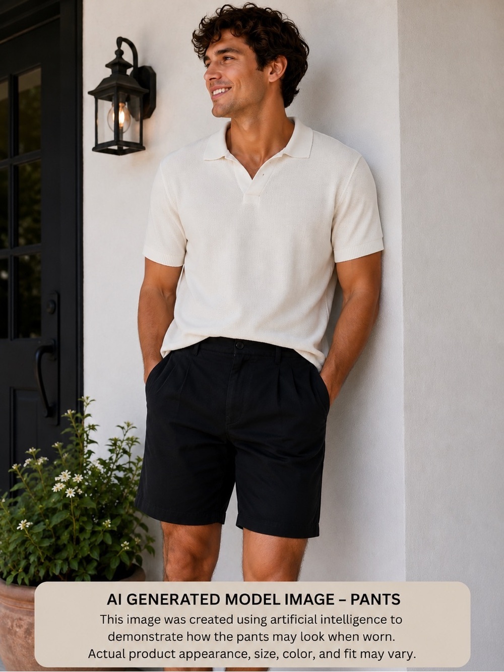 Tommy Bahama Men's Black Flat Front Shorts 90% Silk